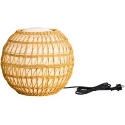 LUMISKY Lámpara redonda de exterior con cable blanco d40cm