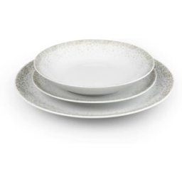Medard de Noblat Vajilla de 18 piezas porcelana blanco