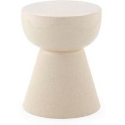Fijalo Taburete 33x33x44 ceramica color blanco
