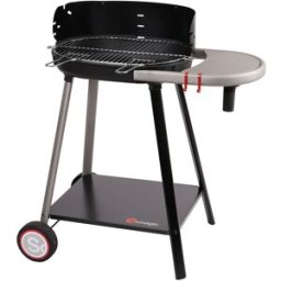 Home Maison Barbacoa de carbón y leña con repisa integrada