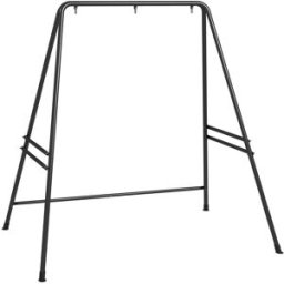 Outsunny Soporte silla colgante 178x143x180 cm negro