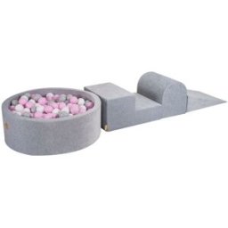 MeowBaby Parque infantil - bloques de escalada con piscina de bolas para niños