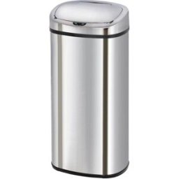 Kitchen Move Cubo de basura de cocina automático plata 80l