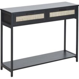 Beliani Consola negro