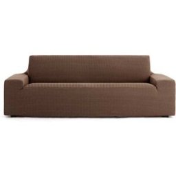 Eysa Funda de sofá 4 plazas bielástica marrón 210 - 270 cm