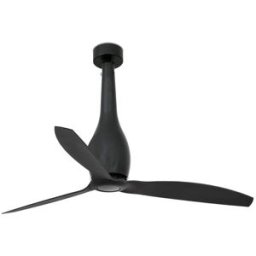 FARO BARCELONA Ventilador sin luz abs negro mate 128x128x64 cm
