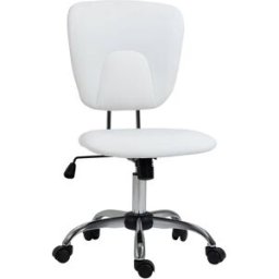 Vinsetto Silla de oficina 50x54x96.5 cm blanco