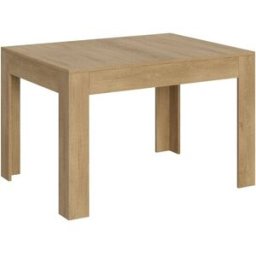 Itamoby Mesa extensible 90x120/180 cm efecto madera roble natural
