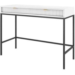 Furnlux Mesa consola blanco 104 x 50 x 77 cm