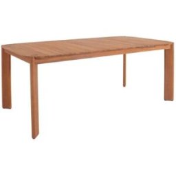 sweeek Mesa de jardín de madera de acacia, 6 plazas, natural