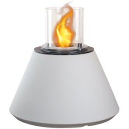 Chimenea de bioetanol divina fire blanco perla d.60 x h56 cm