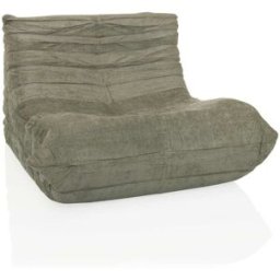 hjh LIVING Sillón de diseño tela salvia