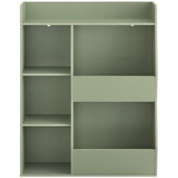 SoBuy Librería infantil estantería montessori verde 80x34x104 cm
