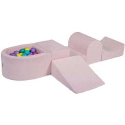 MeowBaby Parque infantil - bloques de escalada con piscina de bolas para niños