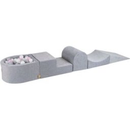 MeowBaby Parque infantil - bloques de escalada con piscina de bolas para niños
