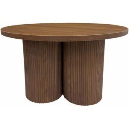 Oviala Mesa de centro redonda 80 cm madera clara escandinava