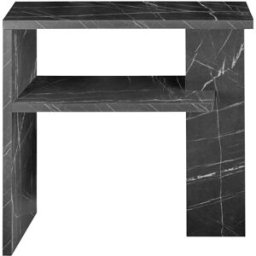 RNT by Really Nice Things Consola efecto mármol negro 80cm