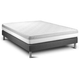 Vitalit Somier gris + colchón con espuma 150 x 190