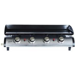 sweeek Plancha de asar a gas de 4 fuegos, 10 kw