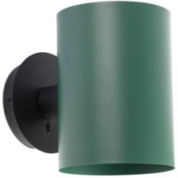 FARO BARCELONA Aplique acero verde 15x23.5x23 cm