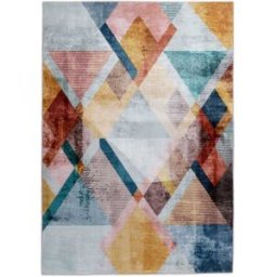 Gino Falcone Alfombra de poliéster estampada a máquina - multicolor - 160x230 cm