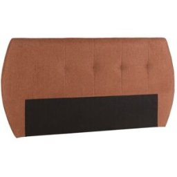 MACABANE Cabecero tapizado para camas de 140/160 cm color terracota