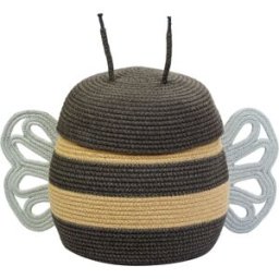 Lorena Canals Cesta mamá abeja de algodón miel ø 30 x 32 cm