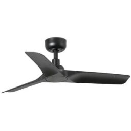 FARO BARCELONA Ventilador sin luz abs negro mate 90x90x24.3 cm