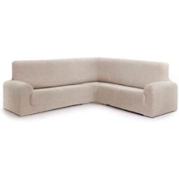 Eysa Funda de sofá rinconera 3+2 bielástica lino 450 - 600 cm