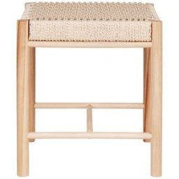 House Nordic Taburete de madera y cuerda h46,5cm - natural