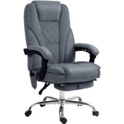 Maison Chic Silla de oficina de terciopelo gris oscuro 67x72x119 cm.