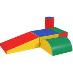 Homcom Bloques de espuma 40.6x40.6x20.3 cm multicolor