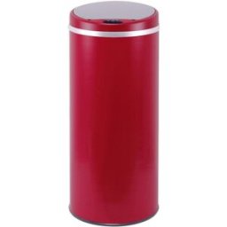 Kitchen Move Cubo de basura de cocina automático rojo 42l