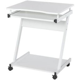 Homcom Mesa de ordenador 60x48x73 cm blanco