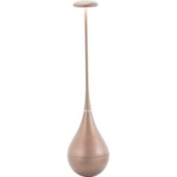 Lámpara de mesa zafferano led recargable inalámbrica bronce ip65