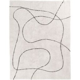 House Nordic Alfombra de algodón marrón 230 x 160 x 1 cm