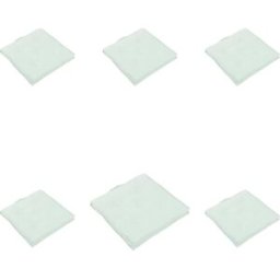 Edenjardin Pack 6 cojines para sillones de exterior repelente al agua verde claro