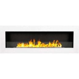 Divina fire chimenea bioetanol empotrable livorno 120 120x40 blanco