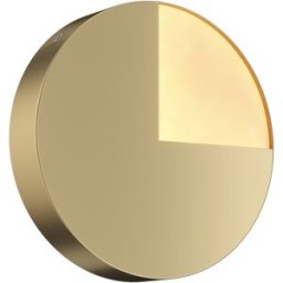 Maytoni Aplique de pared led 6w moderno y elegante circular dorado ø 18,4 cm