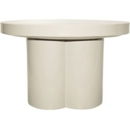 Moloo Mesa de centro redonda d56 cm blanco roto