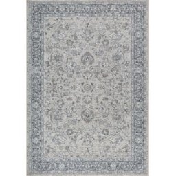 The carpet Alfombra Palma exteriores diseño Vintage, Beige Gris, 160 x 230 cm