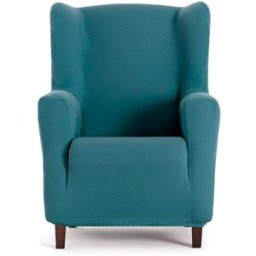 Eysa Funda de sillón orejero bielástica verde esmeralda 70 - 90 cm