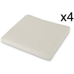 Defora Home Pack 4 cojines silla jardín crudo