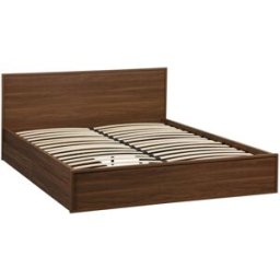 sweeek Cama con somier de láminas y cabecero 160x200cm + 4 cajones decoración