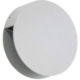 Lucande Lámpara de pared exterior de aluminio gris