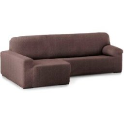 Eysa Funda de sofá chaise longue elástica izquierda marrón 250 - 360 cm