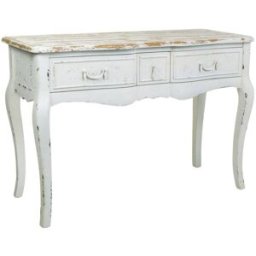 Wanderlust deco Recibidor-consola de madera lacado blanco 115x50x80