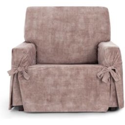 Eysa Funda de sillón antimanchas con lazos rosa 80 - 120 cm