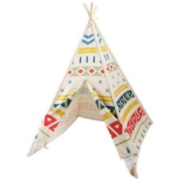 Eurekakids Tienda tipi de madera para niños