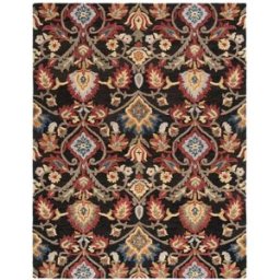 Safavieh Alfombra lana carbon/multicolore 122 x 183 cm